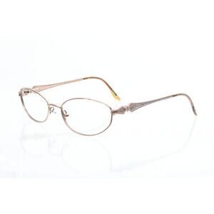 Marchon Tres Jolie 130 52-18-130mm Nutmeg  Eyeglasses FRAMES ONLY - GOOD